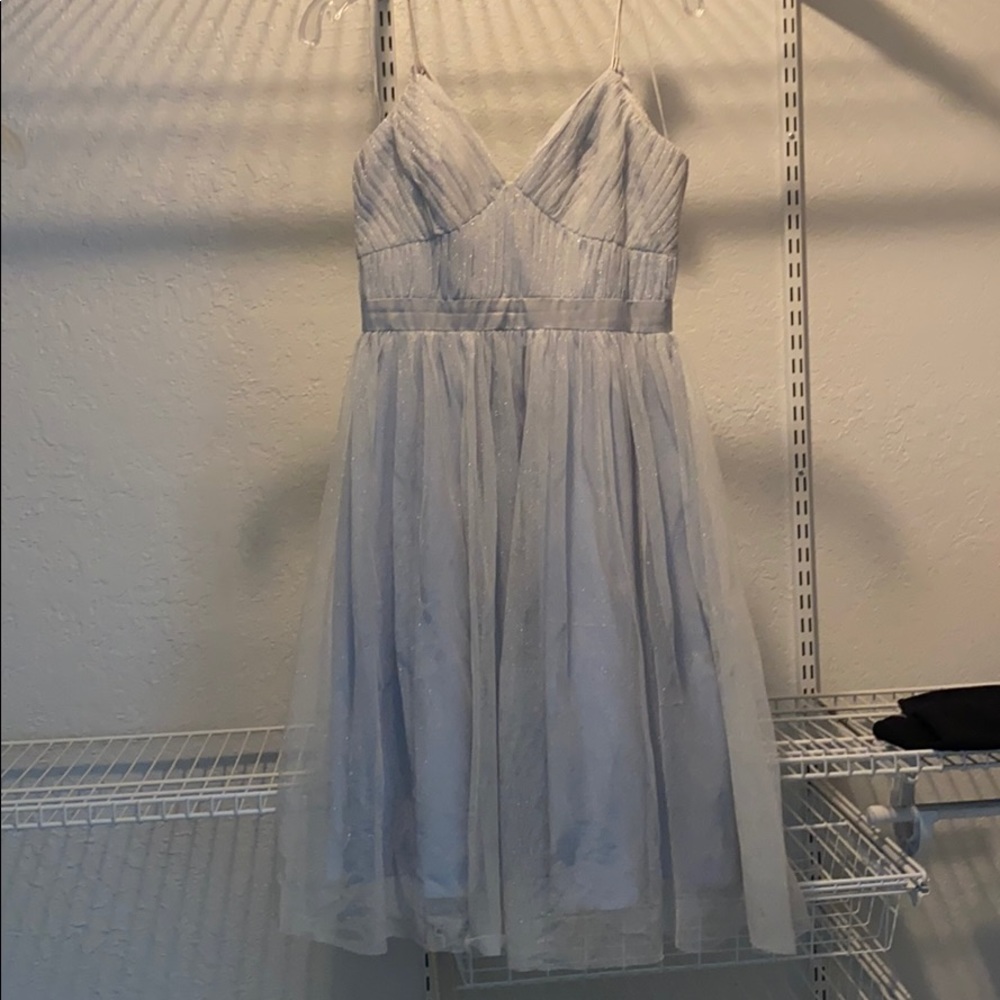Elegant silver dress